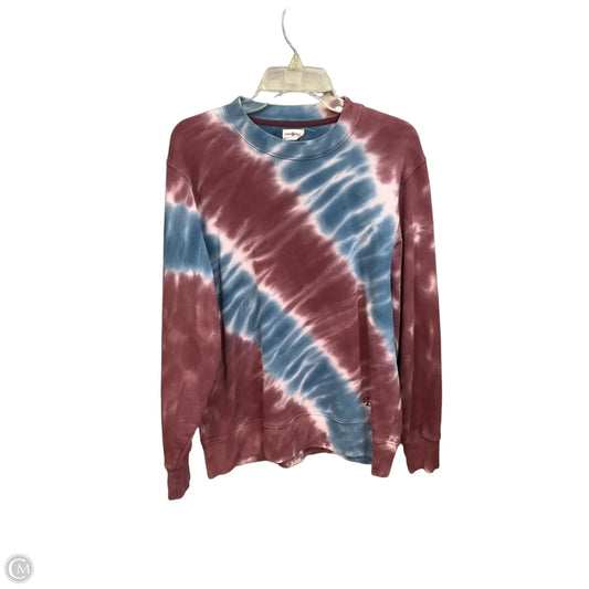Sweatshirt Designer By Tory Burch In Tie Dye Print, Size: M