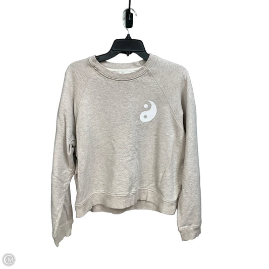 Sweatshirt Crewneck By Spiritual Gangster In Tan, Size: M