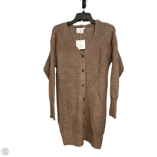 Dress Sweater By Lush In Brown, Size: S