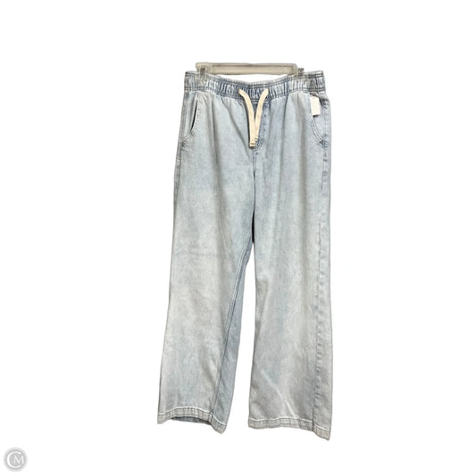 Jeans Wide Leg By Gap In Blue Denim, Size: 4