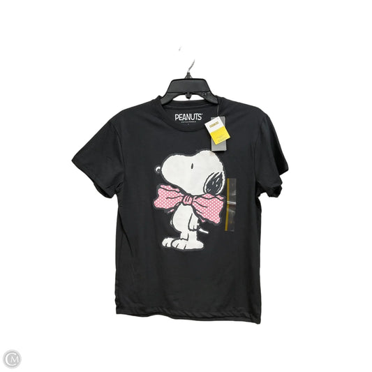 Top Short Sleeve By Clothes Mentor In Black, Size: S