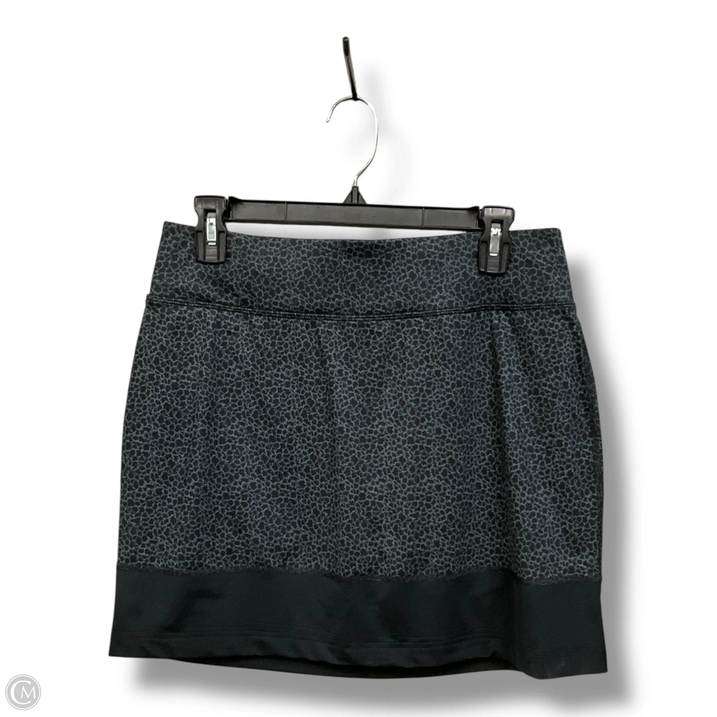 Athletic Skort By Columbia In Black & Grey, Size: M