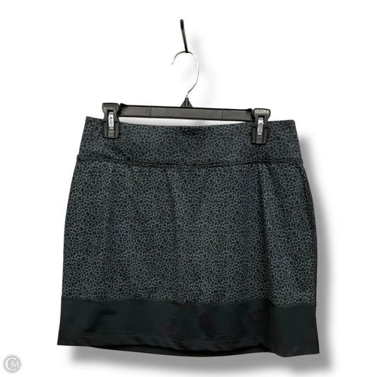 Athletic Skort By Columbia In Black & Grey, Size: M