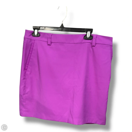 Athletic Skort By Polo Ralph Lauren In Purple, Size: L