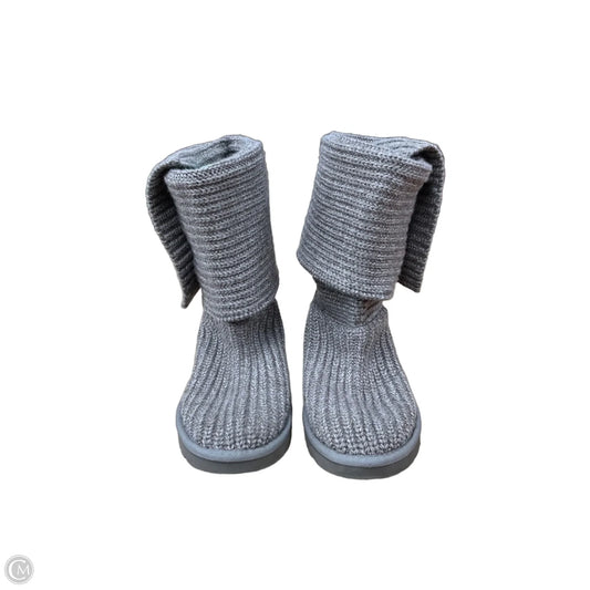 Boots Designer By Ugg In Grey, Size: 8