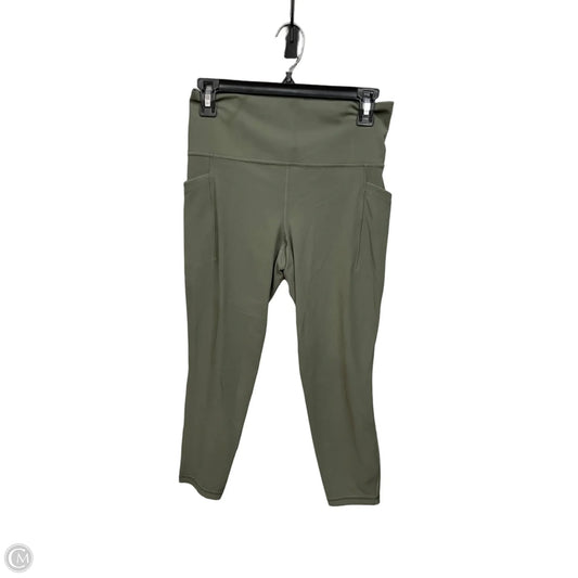 Athletic Leggings By Athleta In Green, Size: M