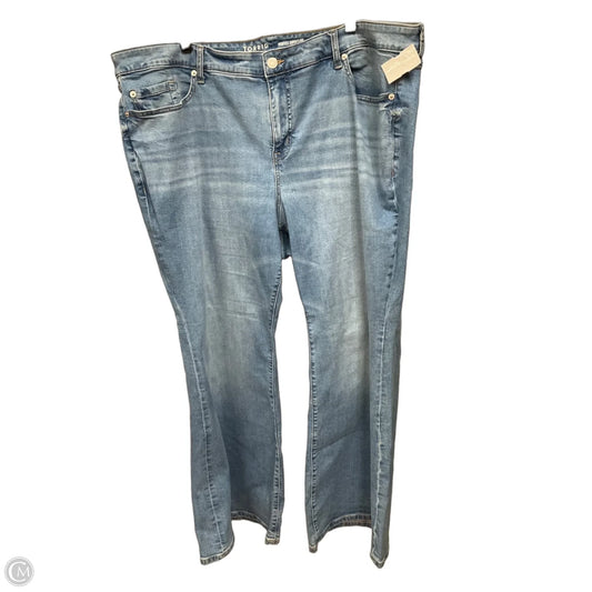 Jeans Flared By Torrid In Blue Denim, Size: 24