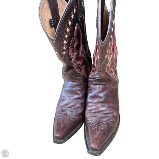 Boots Western By Justin In Brown, Size: 8
