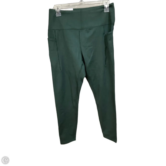 Athletic Leggings By Danskin In Green, Size: L