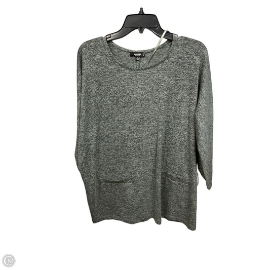 Top 3/4 Sleeve By Premise In Green, Size: 1x