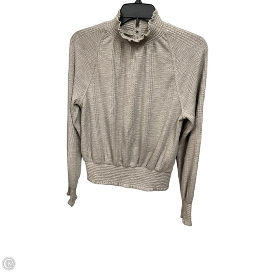 Top Long Sleeve By Free People In Tan, Size: Xs