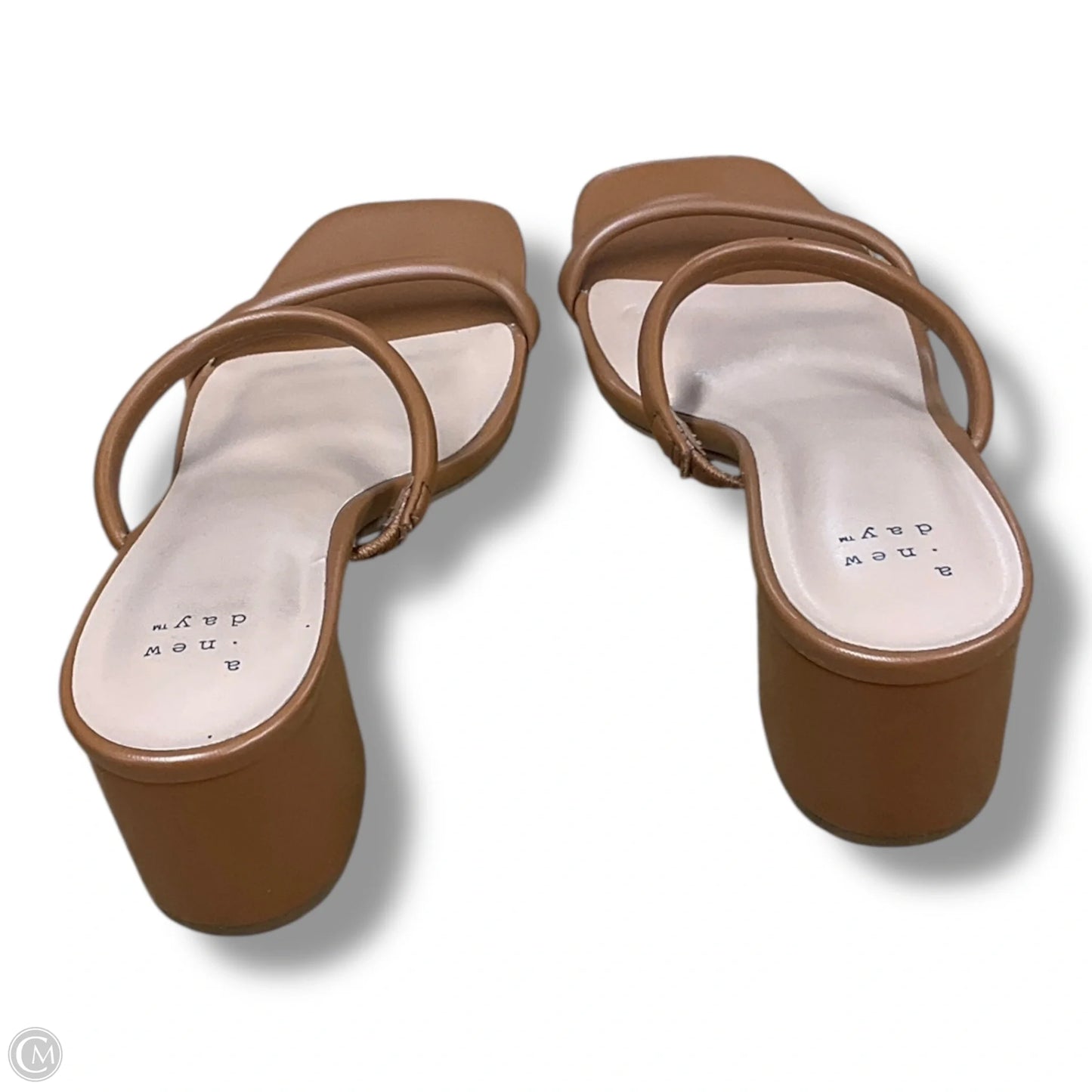 Shoes Heels Block By A New Day In Brown, Size: 8