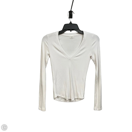 Top Long Sleeve Basic By Wilfred In White, Size: Xs
