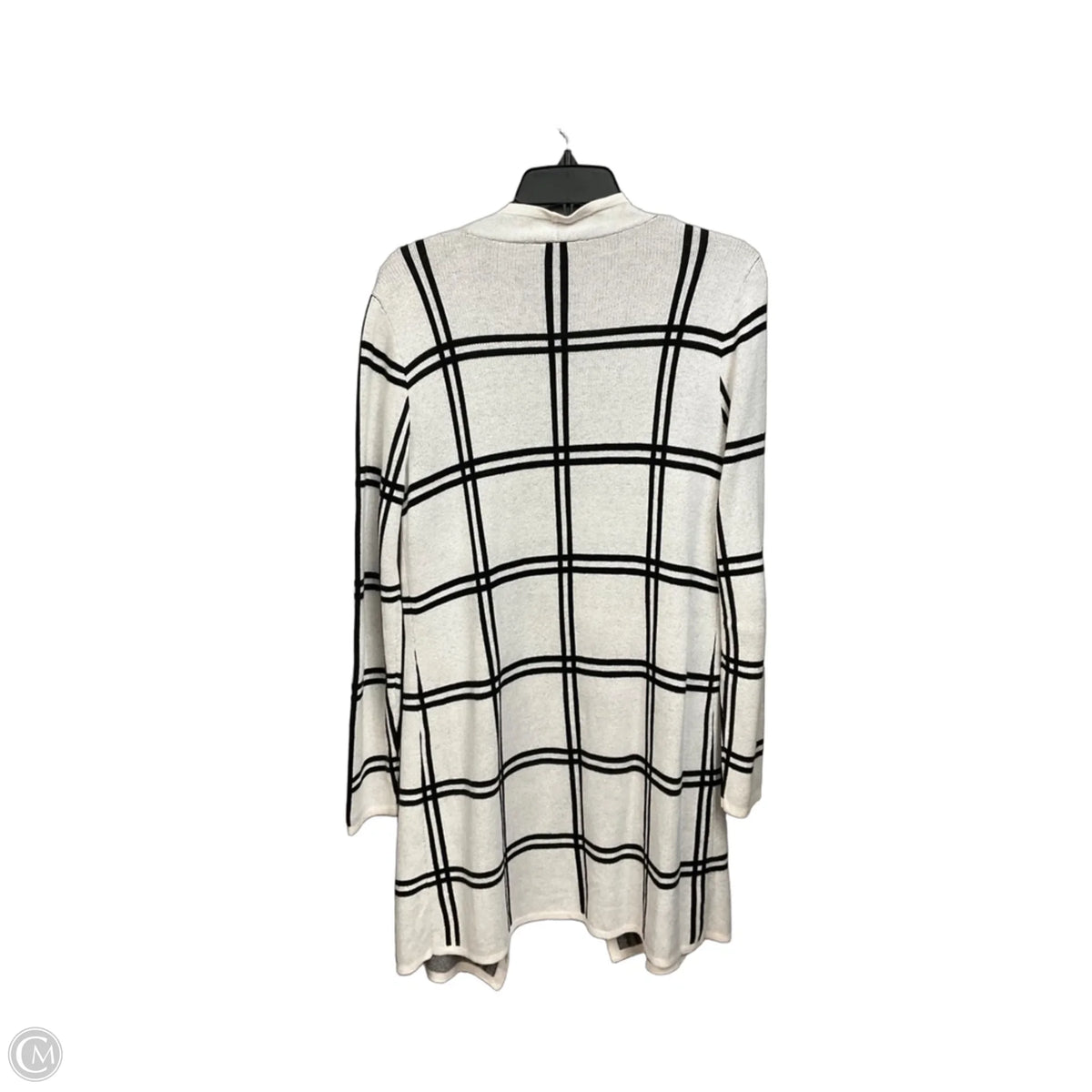 Cardigan By Loft In Plaid Pattern, Size: M