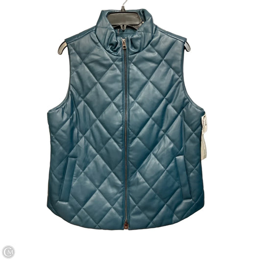Vest Puffer & Quilted By Chicos In Tie Dye Print, Size: M