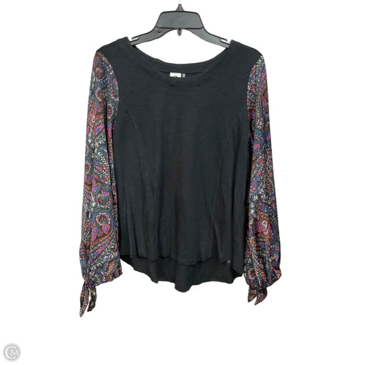 Top Long Sleeve By Akemi And Kin In Black, Size: M
