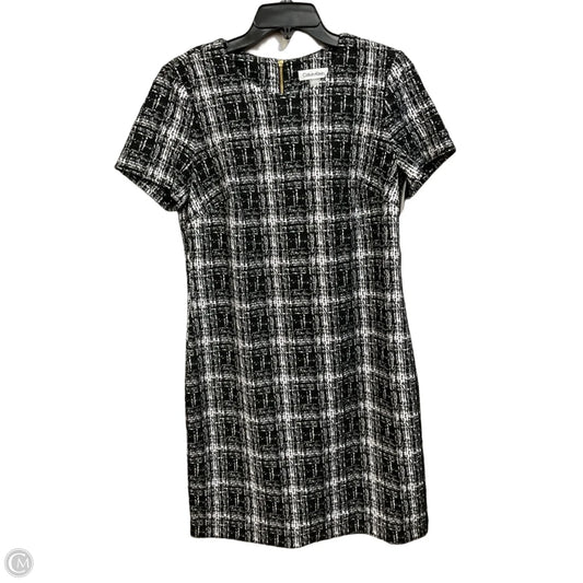 Dress Casual Short By Calvin Klein In Black & White, Size: 10