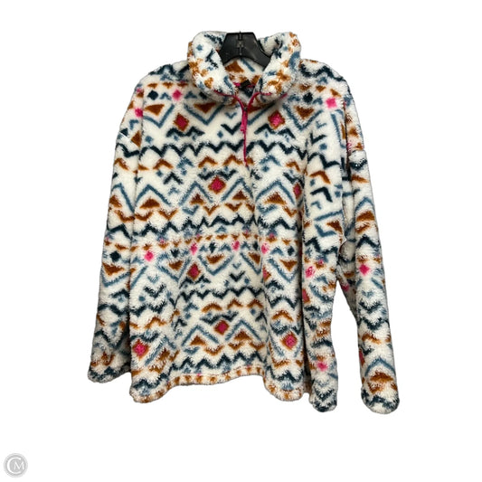 Athletic Sweatshirt Collar By Eddie Bauer In Multi-colored, Size: Xxl