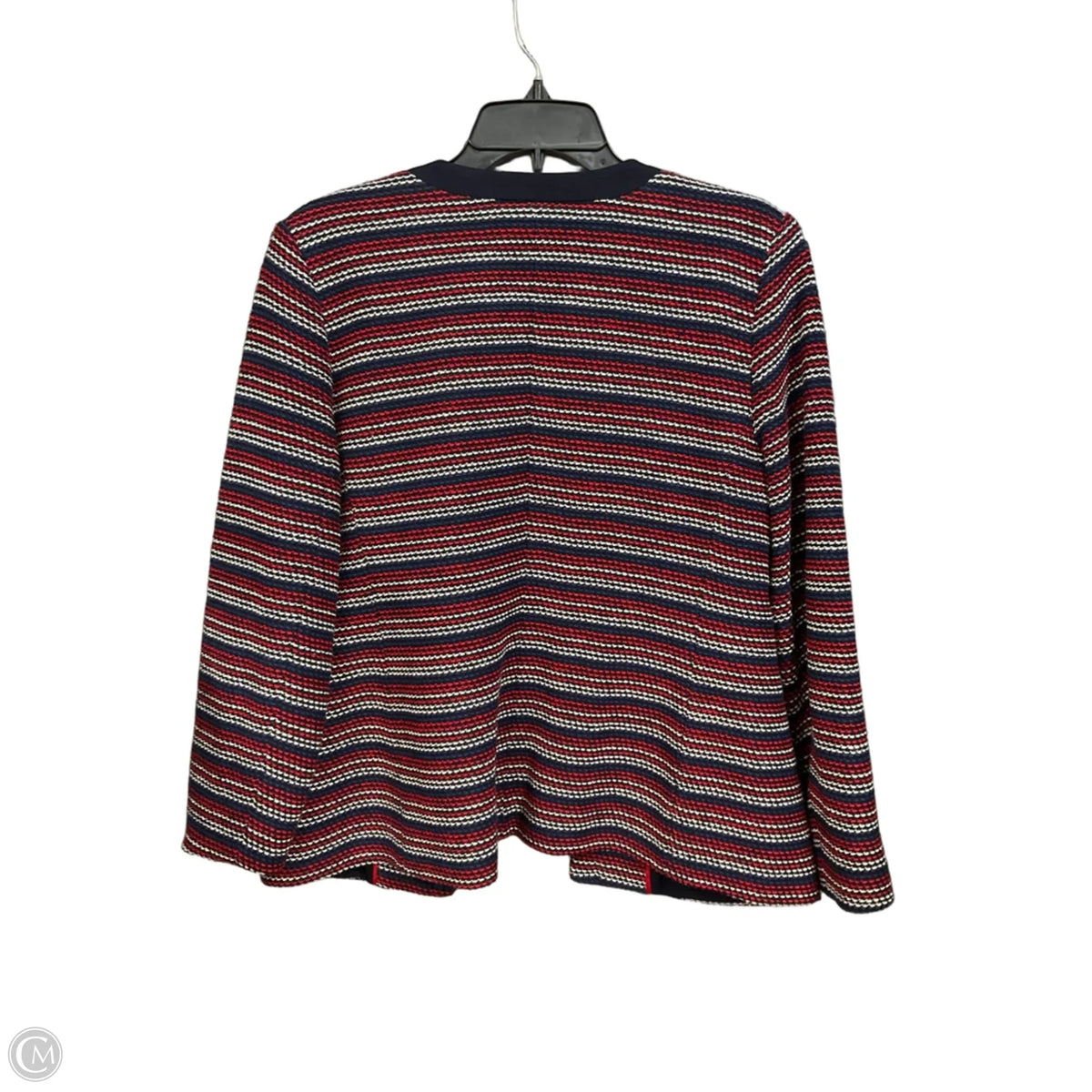 Blazer By Talbots In Striped Pattern, Size: Lp
