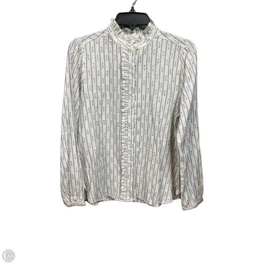Blouse Long Sleeve By Loft In Floral Print, Size: S