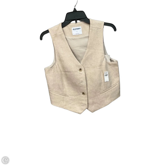 Vest Other By Old Navy In Tan, Size: S
