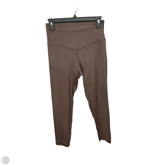 Athletic Leggings By Offline In Brown, Size: L