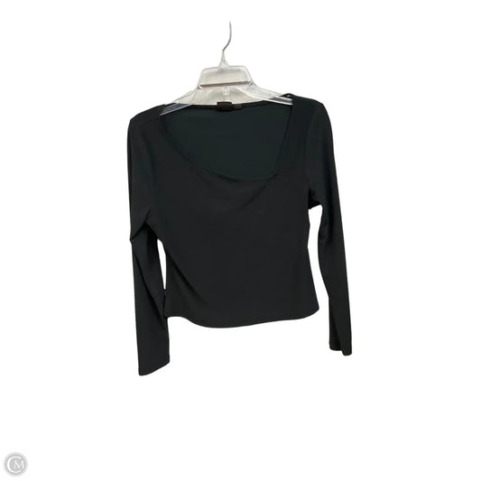 Top Long Sleeve Basic By Free Press In Black, Size: L