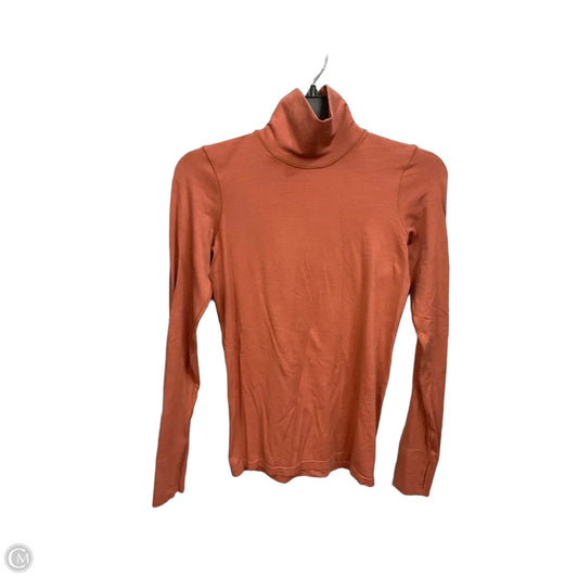 Top Long Sleeve By Athlefit In Orange, Size: S
