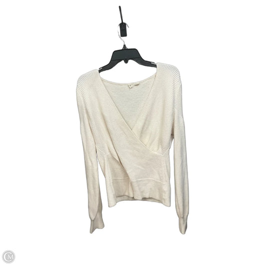 Top Long Sleeve By Moth In Cream, Size: L