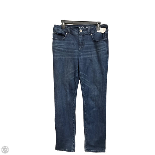Jeans Straight By Inc In Blue Denim, Size: 10