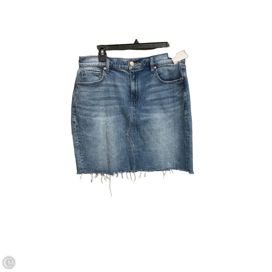 Skirt Mini & Short By Evereve In Blue Denim, Size: 14