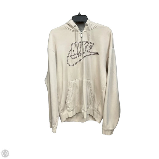 Jacket Other By Nike Apparel In Cream, Size: L