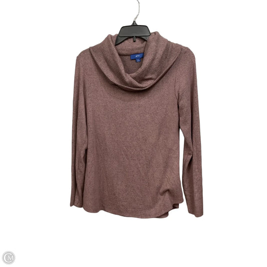 Top Long Sleeve By Apt 9 In Mauve, Size: S