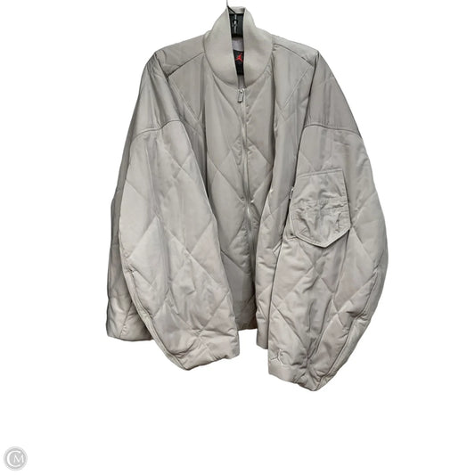 Coat Luxury Designer By Jordan In Grey, Size: Xxl
