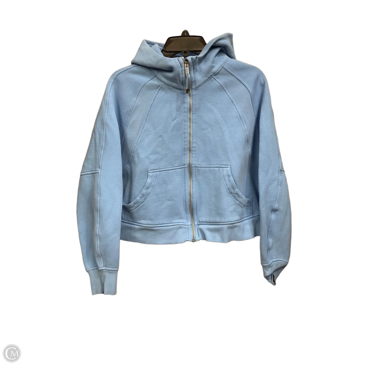 Athletic Jacket By Lululemon In Blue, Size: M