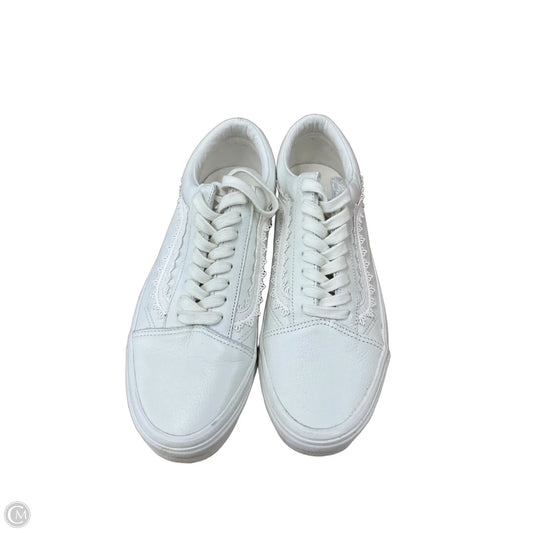 Shoes Sneakers By Vans In White, Size: 11.5