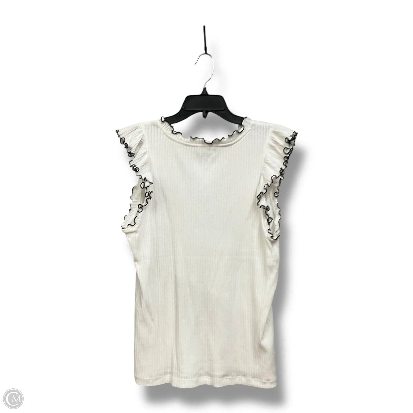 Top Sleeveless By Loft In White, Size: Xl