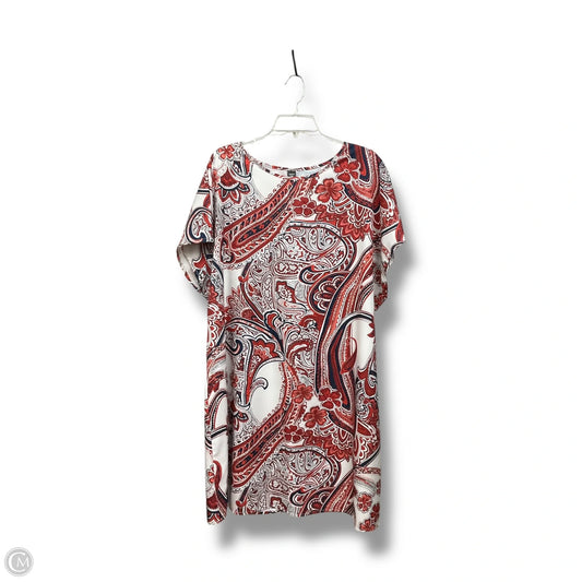 Dress Casual Short By Loft In Floral Print, Size: Xl