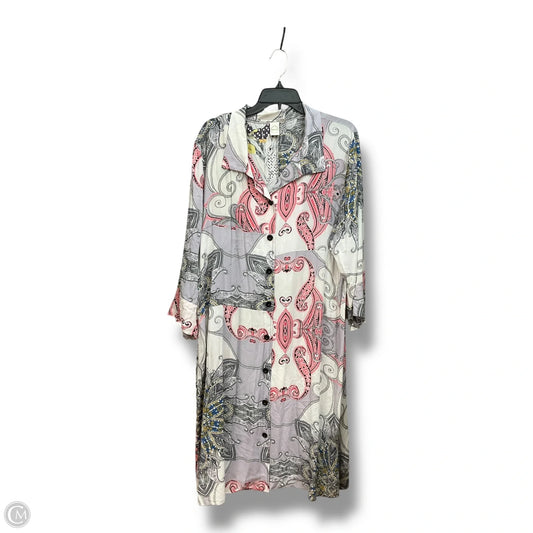 Kimono By Clothes Mentor In Multi-colored, Size: Xl