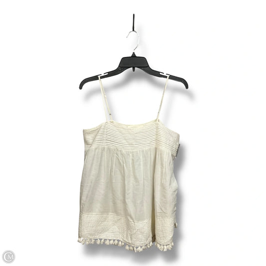 Top Sleeveless By The Great. In Cream, Size: M