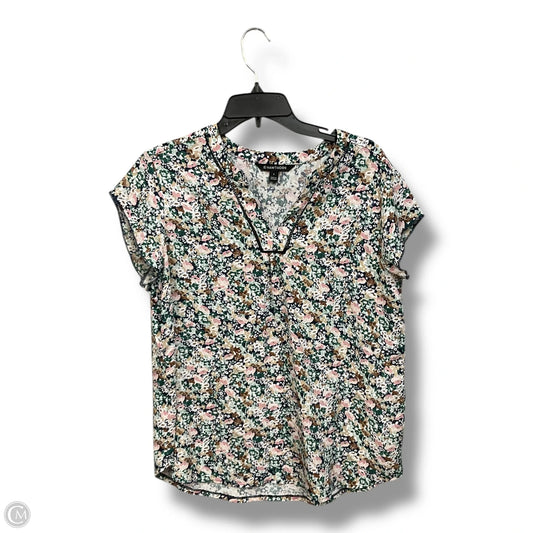 Blouse Sleeveless By 41 Hawthorn In Floral Print, Size: L