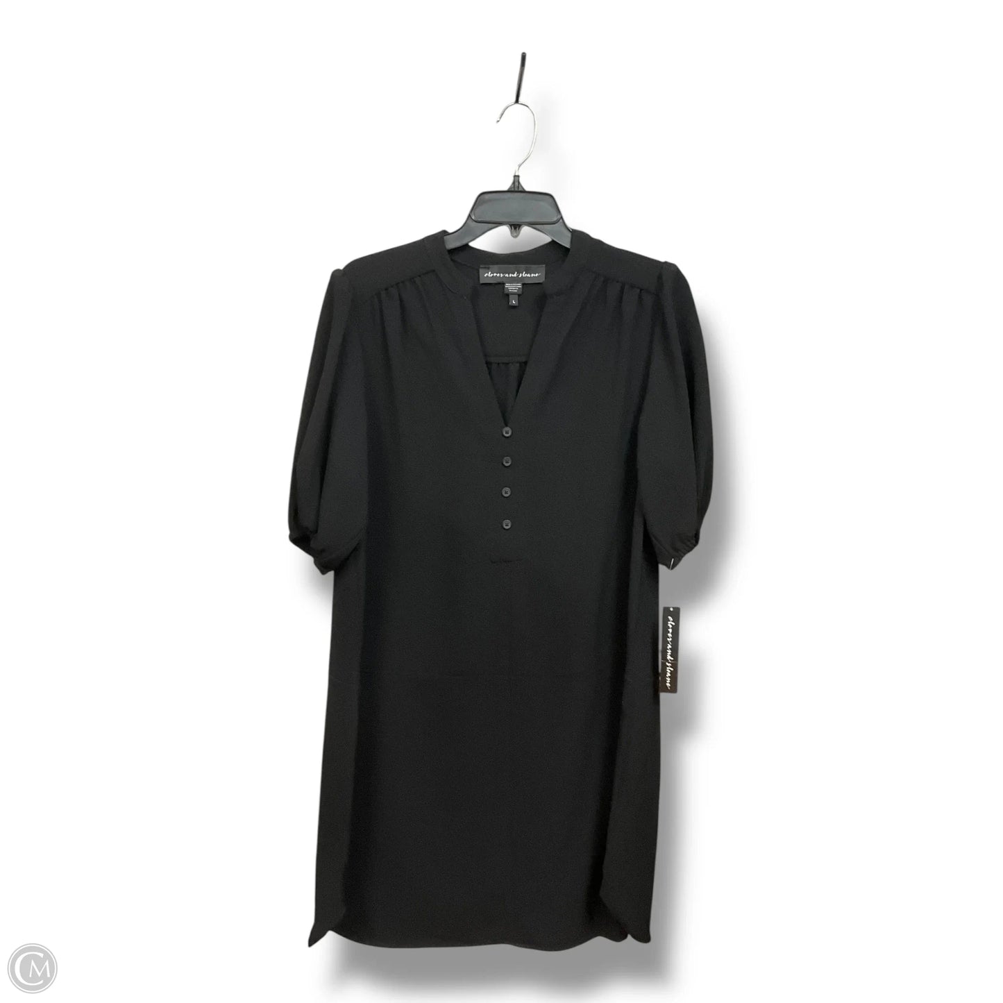Dress Casual Short By Clothes Mentor In Black, Size: L