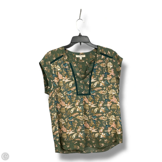 Blouse Sleeveless By Clothes Mentor In Floral Print, Size: L