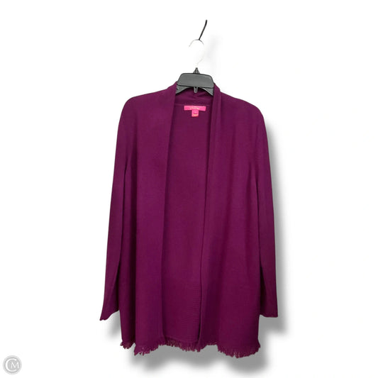 Cardigan Designer By Lilly Pulitzer In Purple, Size: L