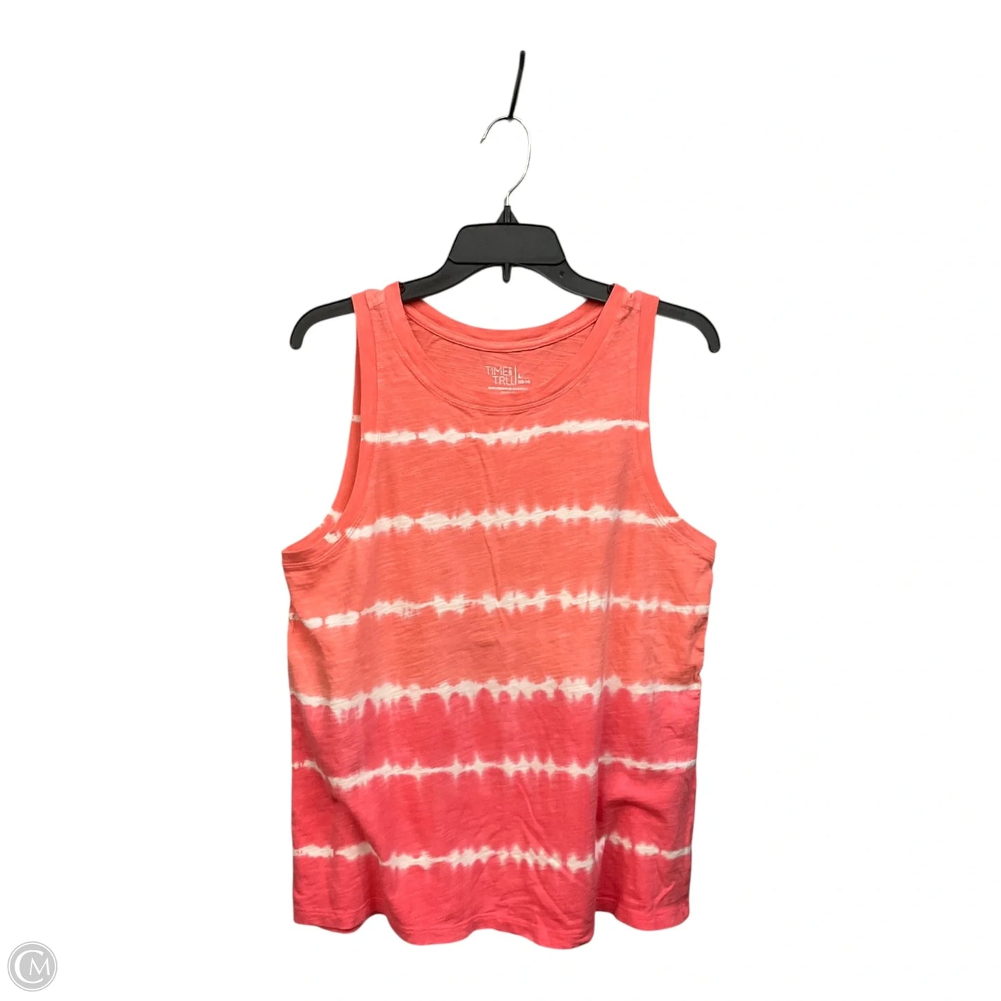 Tank Top By Time And Tru In Ombre Print, Size: L