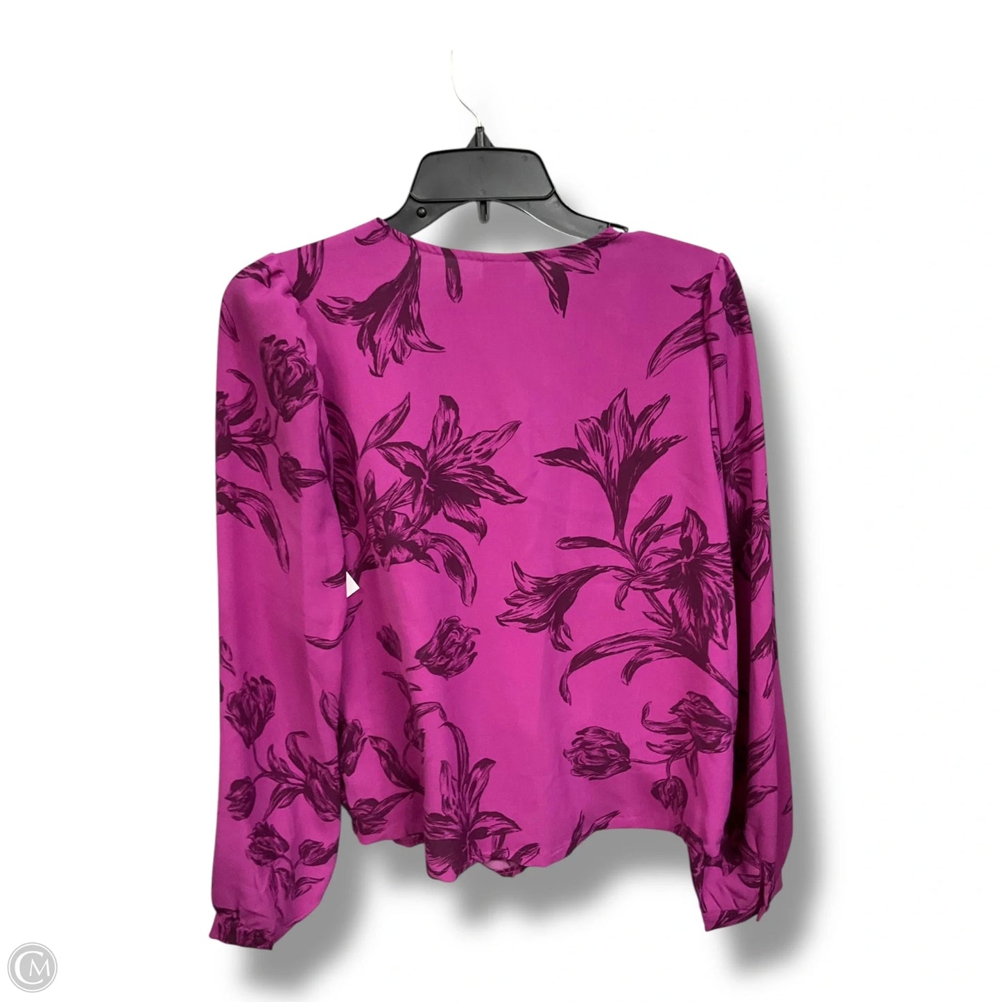 Top Long Sleeve By A New Day In Purple, Size: S