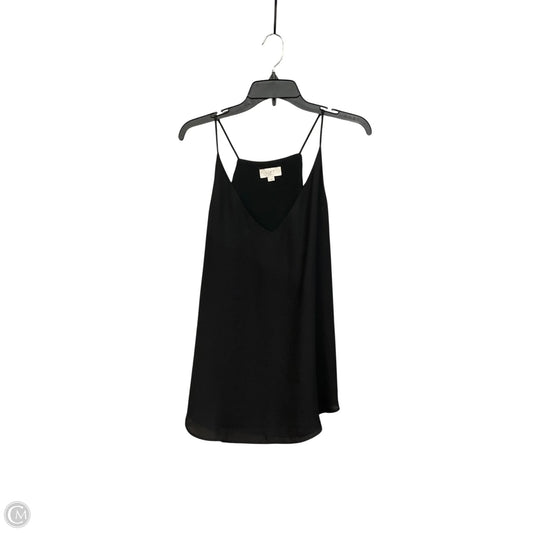 Blouse Sleeveless By Loft In Black, Size: L