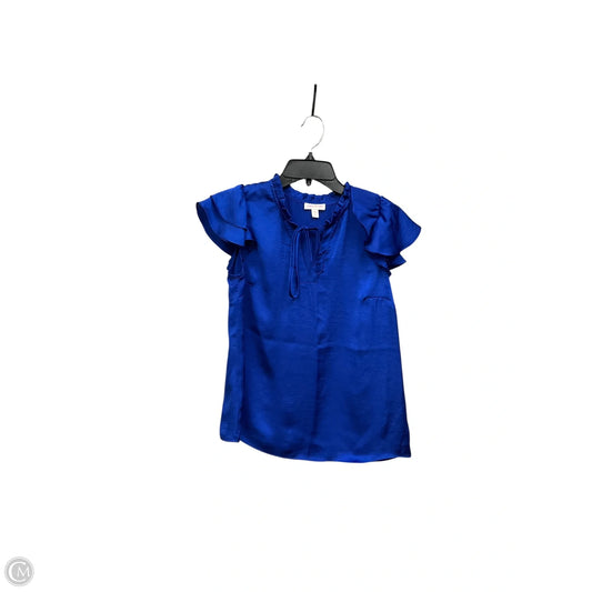 Blouse Sleeveless By Clothes Mentor In Blue, Size: Xs
