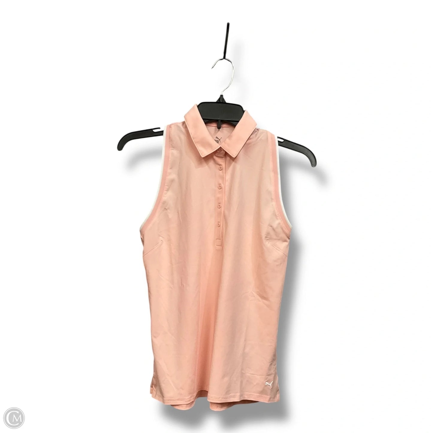 Athletic Tank Top By Puma In Peach, Size: Xs