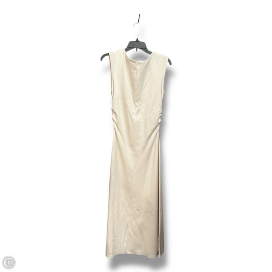 Dress Casual Maxi By H&m In Cream, Size: S